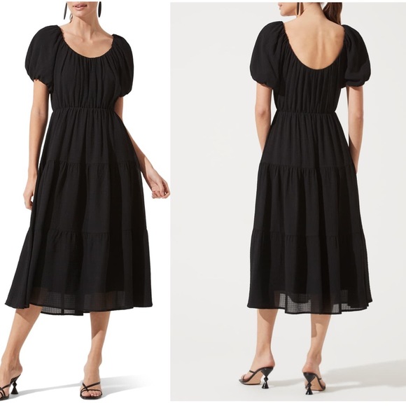 ASTR the Label Tiered Short Sleeve Dress - Picture 1 of 4